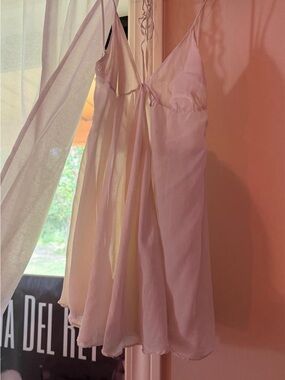 Women's Silk-Feel Slip Dress in Wight